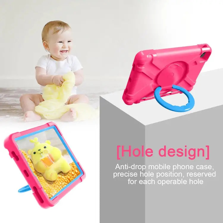 PC + Silicone Shockproof Combination Case with 360 Degree Rotating Holder & Handle For iPad Pro 11 (2020) For Galaxy