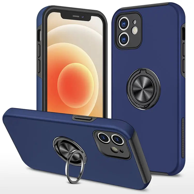 PC + TPU Shockproof Magnetic Protective Case with Invisible Ring Holder For iPhone 11 Pro For iPhone 11 Pro Max