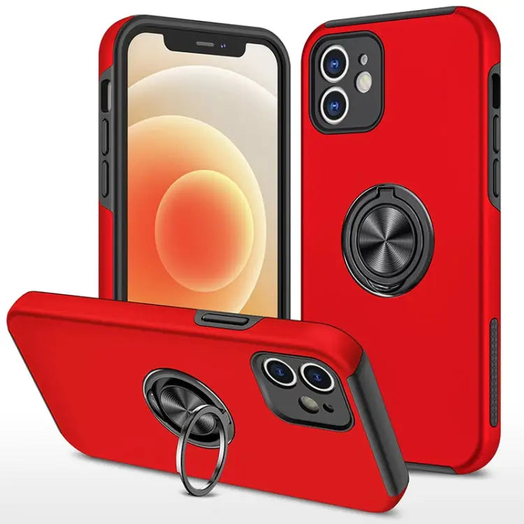 PC + TPU Shockproof Magnetic Protective Case with Invisible Ring Holder For iPhone 11 Pro For iPhone 11 Pro Max
