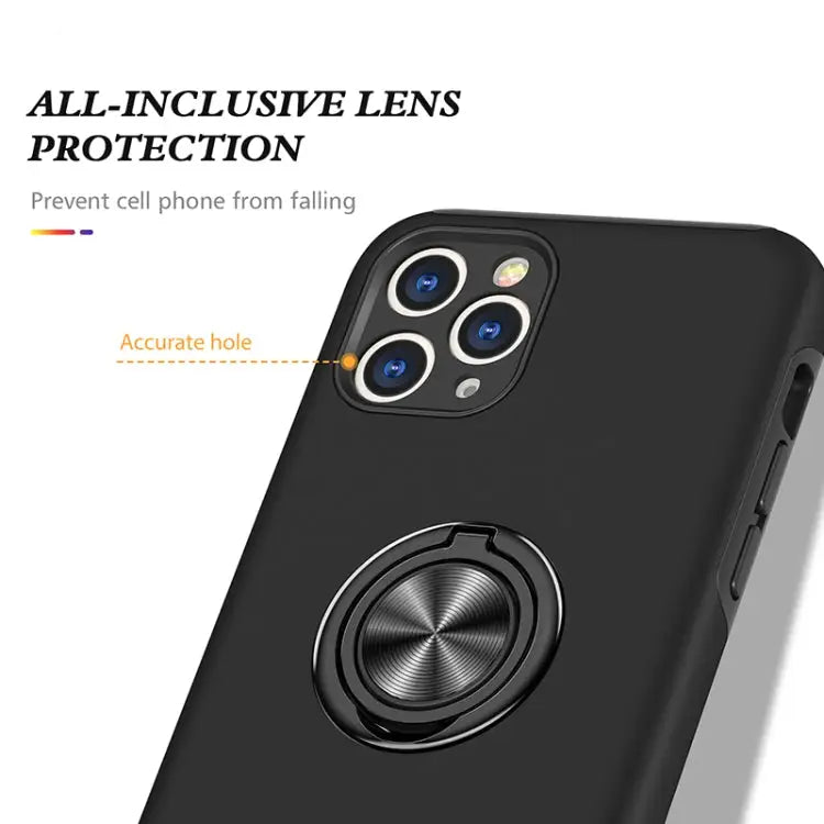 PC + TPU Shockproof Magnetic Protective Case with Invisible Ring Holder For iPhone 11 Pro For iPhone 11 Pro Max