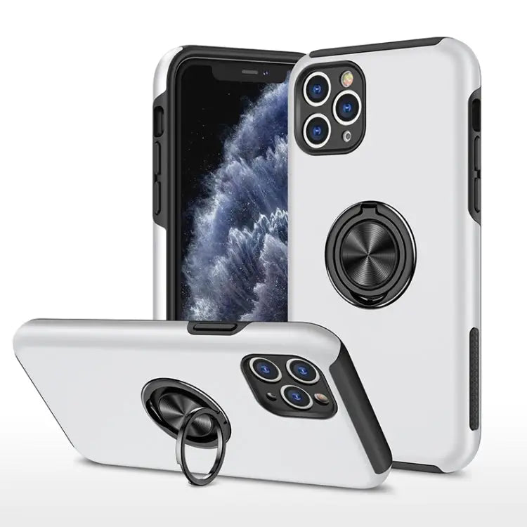 PC + TPU Shockproof Magnetic Protective Case with Invisible Ring Holder For iPhone 11 Pro For iPhone 11 Pro Max