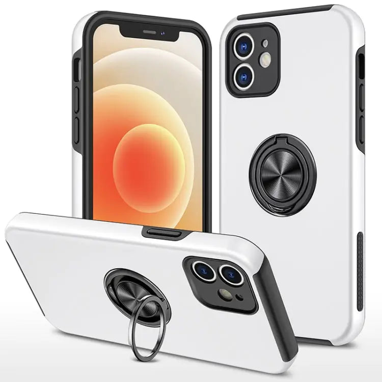PC + TPU Shockproof Magnetic Protective Case with Invisible Ring Holder For iPhone 11 Pro For iPhone 11 Pro Max