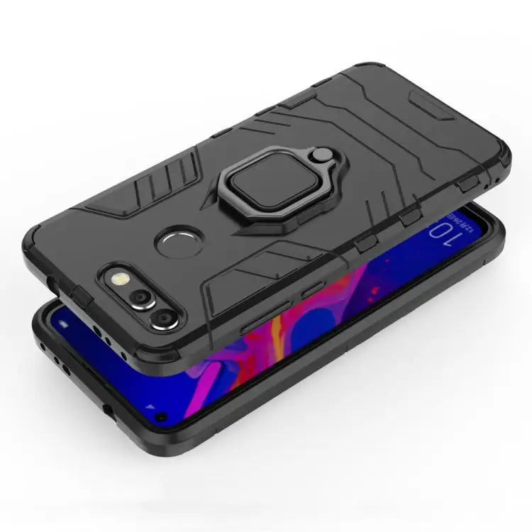 PC + TPU Shockproof Protective Case for Huawei Honor View 20 with Magnetic Ring Holder For Huawei Honor View 20