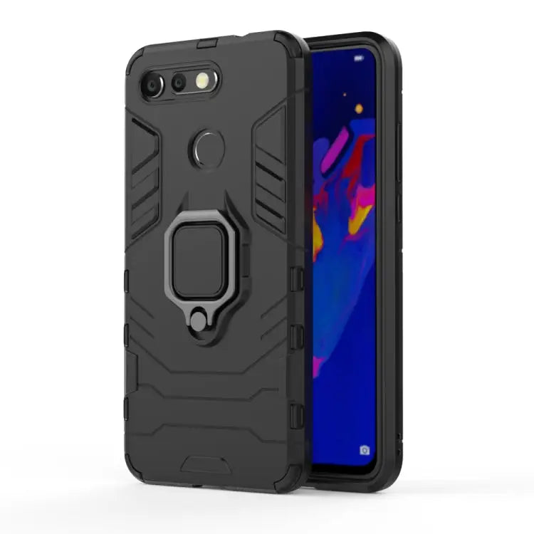 PC + TPU Shockproof Protective Case for Huawei Honor View 20 with Magnetic Ring Holder For Huawei Honor View 20