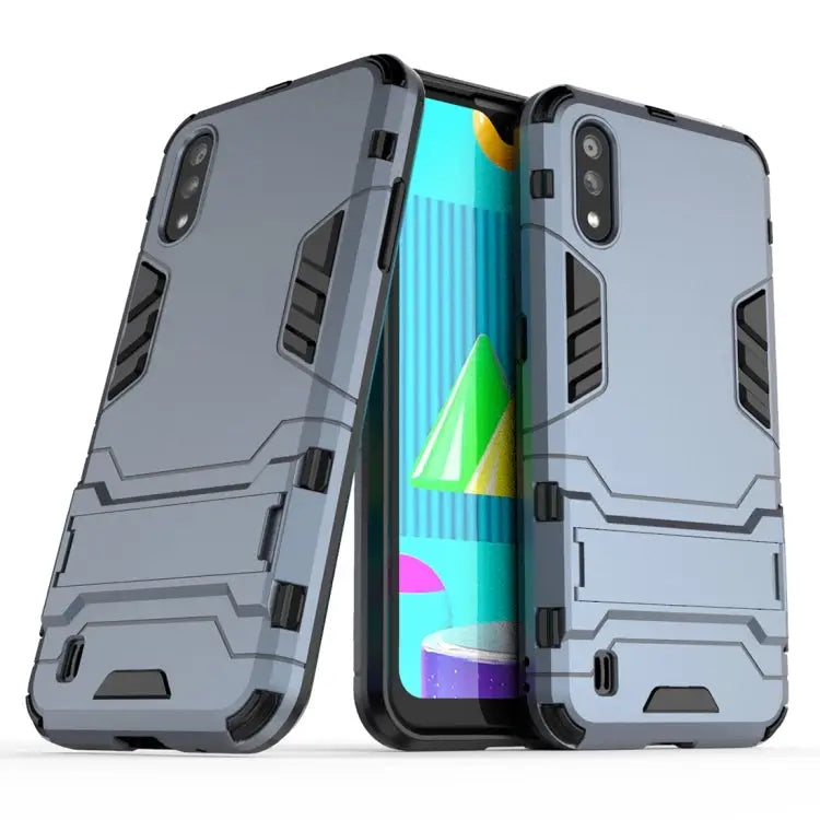 PC + TPU Shockproof Protective Case with Invisible Holder For iPhone 12 / 12 Pro For iPhone 12 mini For OPPO Realme C11