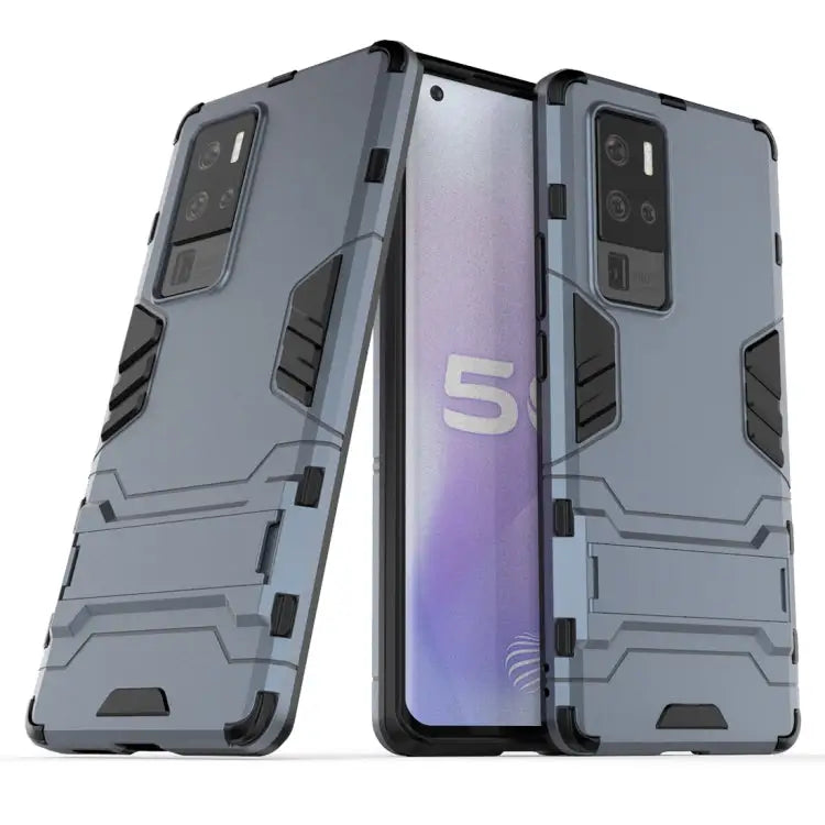 PC + TPU Shockproof Protective Case with Invisible Holder For iPhone 12 / 12 Pro For iPhone 12 mini For OPPO Realme C11