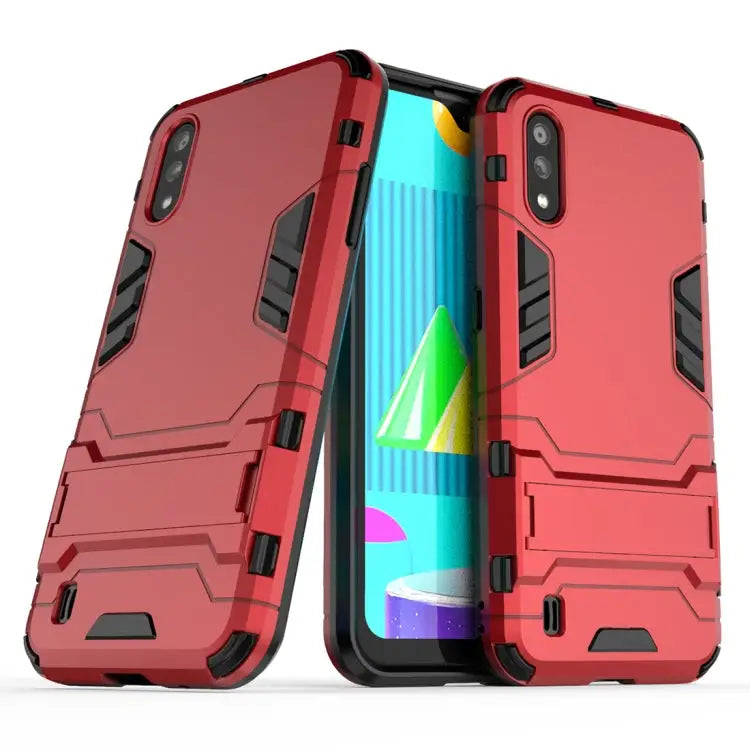 PC + TPU Shockproof Protective Case with Invisible Holder For iPhone 12 / 12 Pro For iPhone 12 mini For OPPO Realme C11