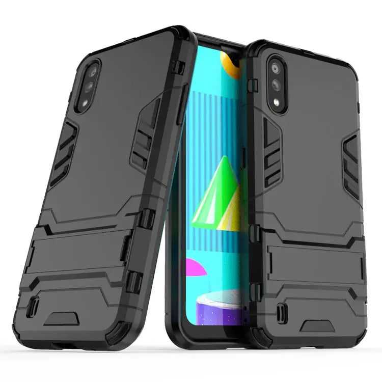 PC + TPU Shockproof Protective Case with Invisible Holder For iPhone 12 / 12 Pro For iPhone 12 mini For OPPO Realme C11