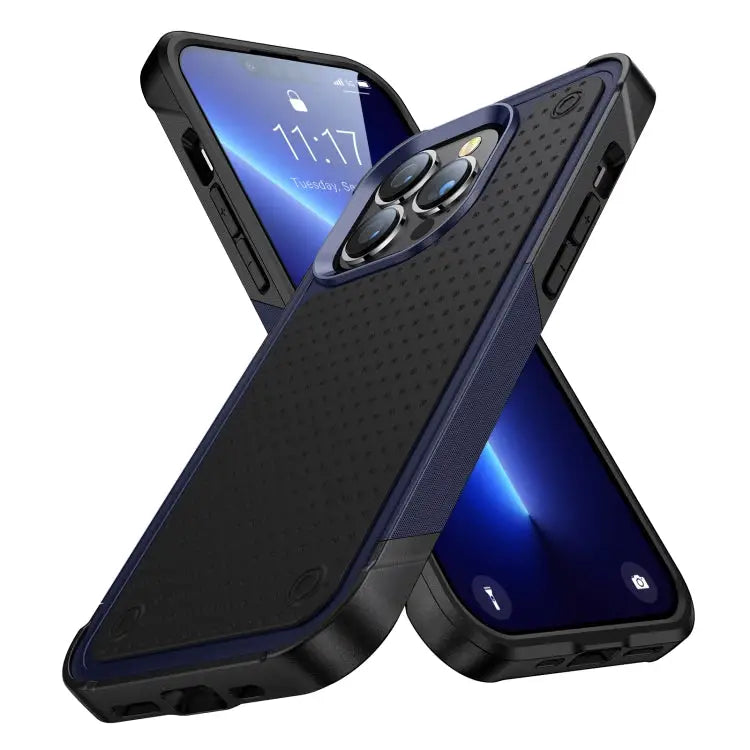 PC + TPU Shockproof Protective Phone Case For iPhone 12 Pro Max For iPhone 11 Pro Max - For iPhone 11 Pro Max / Blue