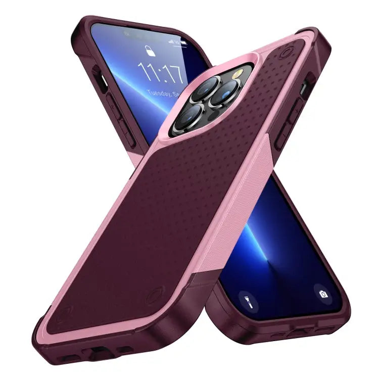 PC + TPU Shockproof Protective Phone Case For iPhone 12 Pro Max For iPhone 11 Pro Max - For iPhone 11 Pro Max / Pink