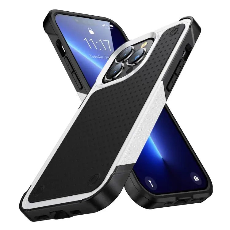 PC + TPU Shockproof Protective Phone Case For iPhone 12 Pro Max For iPhone 11 Pro Max - For iPhone 11 Pro Max / White