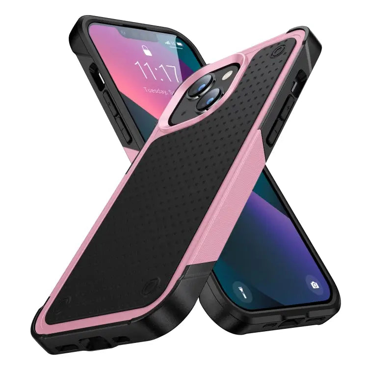 PC + TPU Shockproof Protective Phone Case For iPhone 13 Pro Max For iPhone 13 Pro For iPhone 13 - For iPhone 13 / Pink