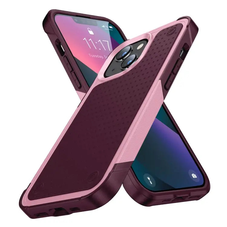 PC + TPU Shockproof Protective Phone Case For iPhone 13 Pro Max For iPhone 13 Pro For iPhone 13 - For iPhone 13 / Pink
