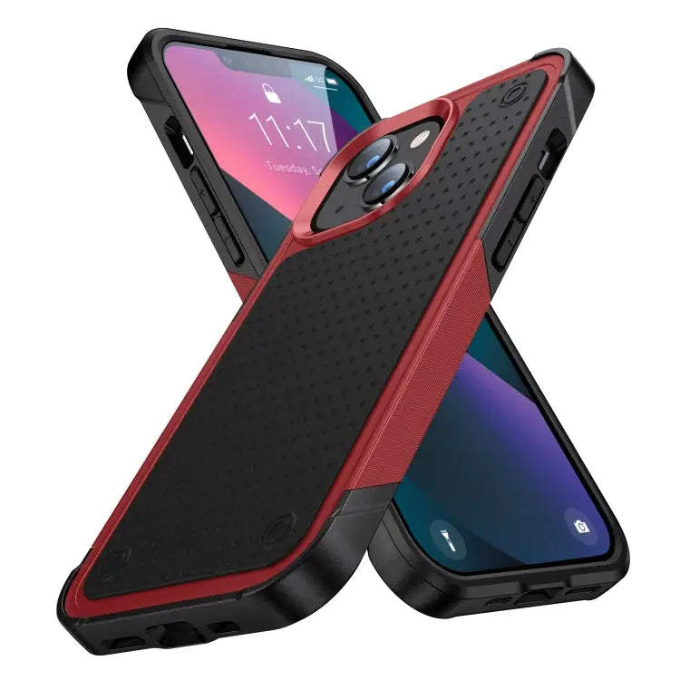 PC + TPU Shockproof Protective Phone Case For iPhone 13 Pro Max For iPhone 13 Pro For iPhone 13 - For iPhone 13 / Red