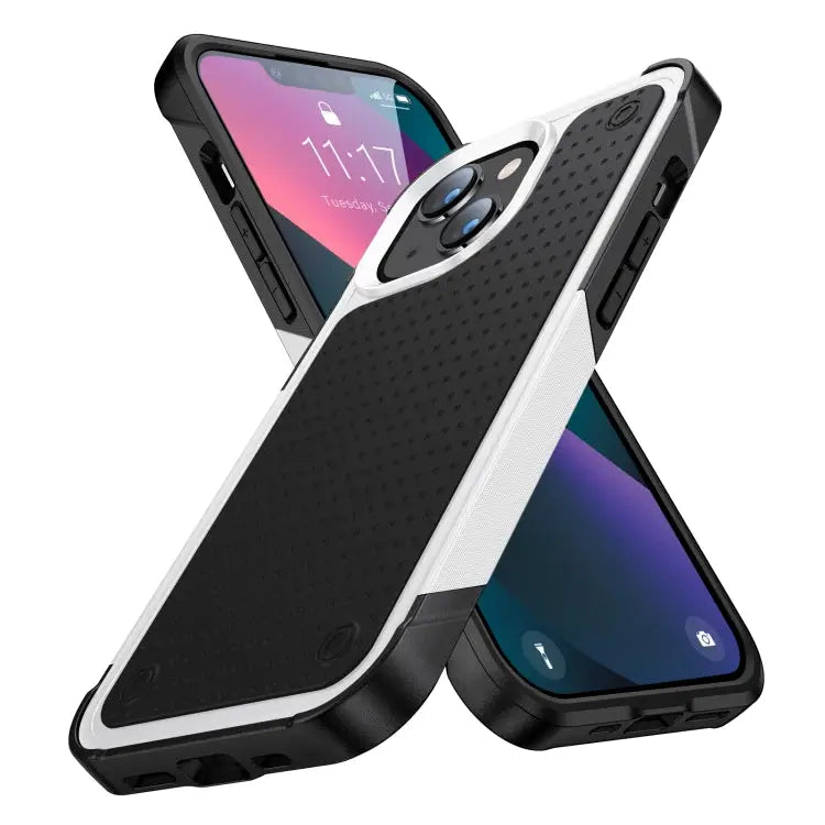 PC + TPU Shockproof Protective Phone Case For iPhone 13 Pro Max For iPhone 13 Pro For iPhone 13 - For iPhone 13 / White