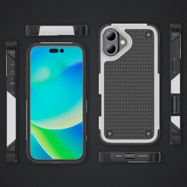 PC + TPU Shockproof Protective Phone Case For iPhone 16 - Apple Accessories