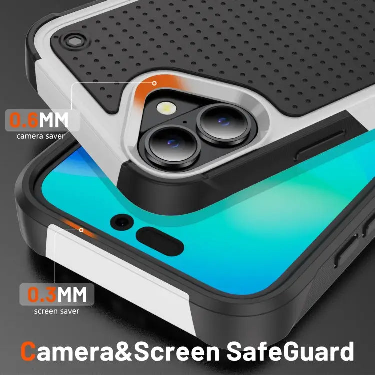 PC + TPU Shockproof Protective Phone Case For iPhone 16 - Apple Accessories