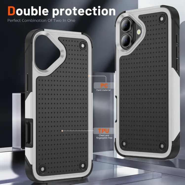 PC + TPU Shockproof Protective Phone Case For iPhone 16 - Apple Accessories