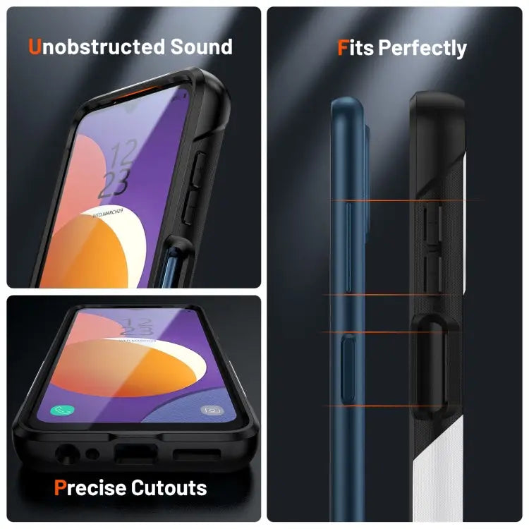 PC + TPU Shockproof Protective Phone Case For Samsung Galaxy M12 For Samsung Galaxy S21 FE 5G For Samsung Galaxy S21 5G