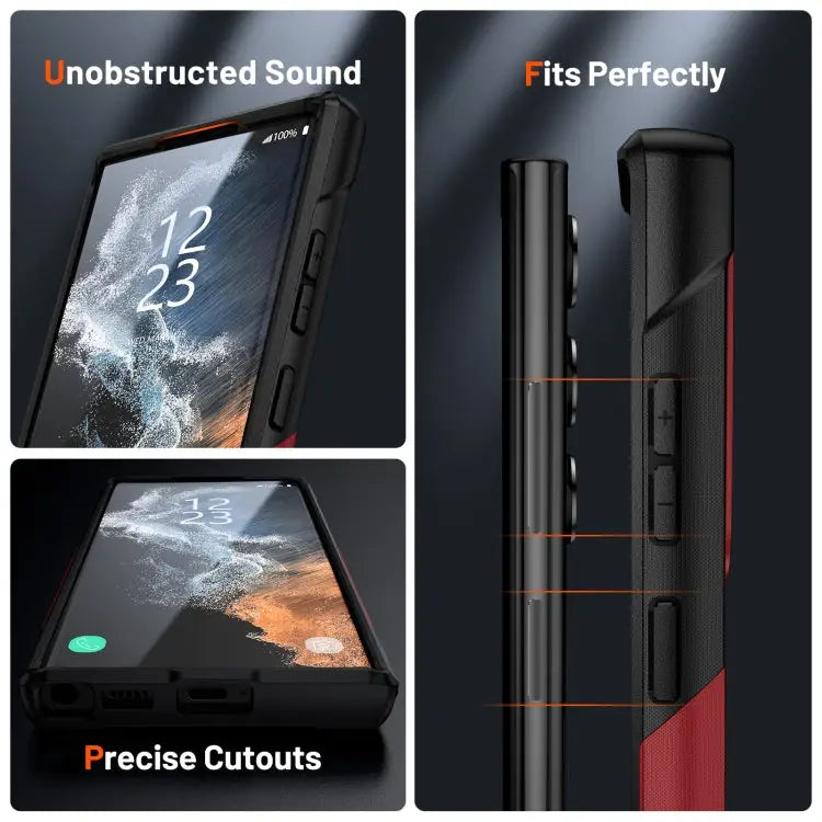 PC + TPU Shockproof Protective Phone Case For Samsung Galaxy S22 Ultra 5G For Samsung Galaxy S22 5G For Samsung Galaxy