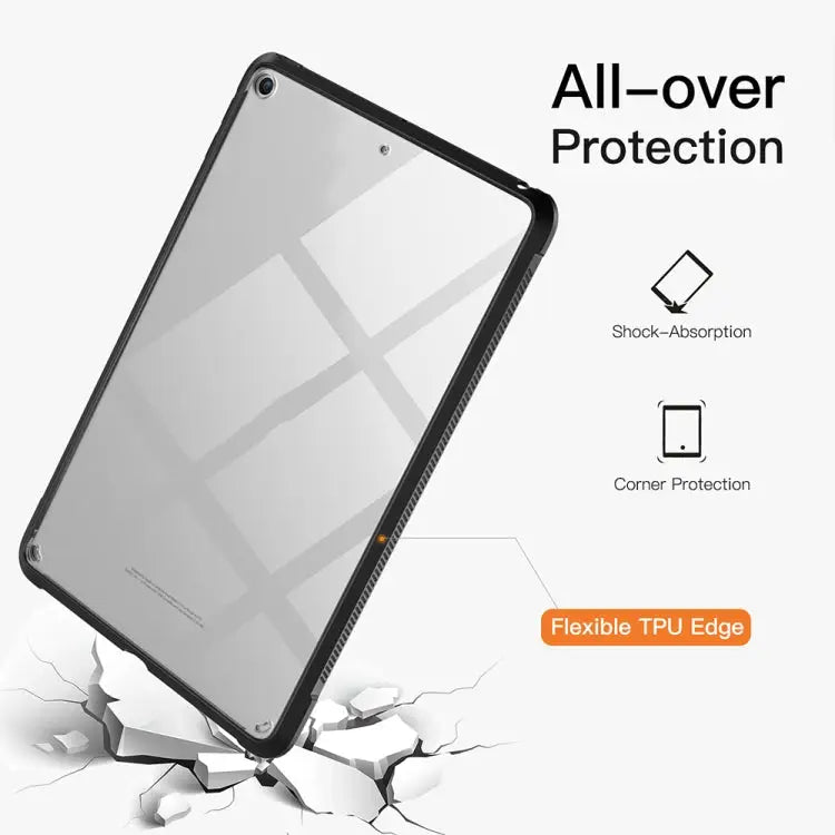PC + TPU Transparent Shockproof Tablet Case For iPad mini 2019 For iPad 10.2 inch 2021 / 2019 - Apple Accessories