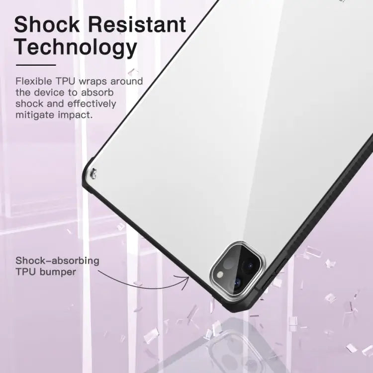 PC + TPU Transparent Shockproof Tablet Case For iPad Pro 12.9 inch 2020 - For iPad Pro 12.9 inch 2020 - Apple