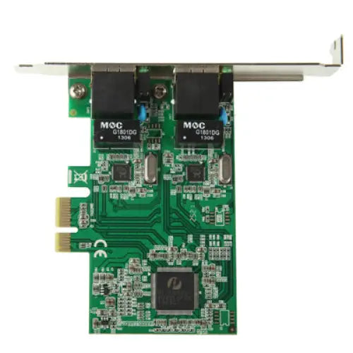 PCI-Express Dual Gigabit Ethernet Controller Card Adapter 2 Port RJ45 10/100/1000 BASE-T (IO-PCE8111-2GLAN) 2 Ports