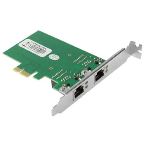 PCI-Express Dual Gigabit Ethernet Controller Card Adapter 2 Port RJ45 10/100/1000 BASE-T (IO-PCE8111-2GLAN) 2 Ports