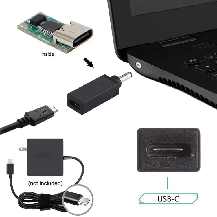PD 18.5V-20V 4.0x1.7mm Male Adapter Connector 4.0x1.7mm
