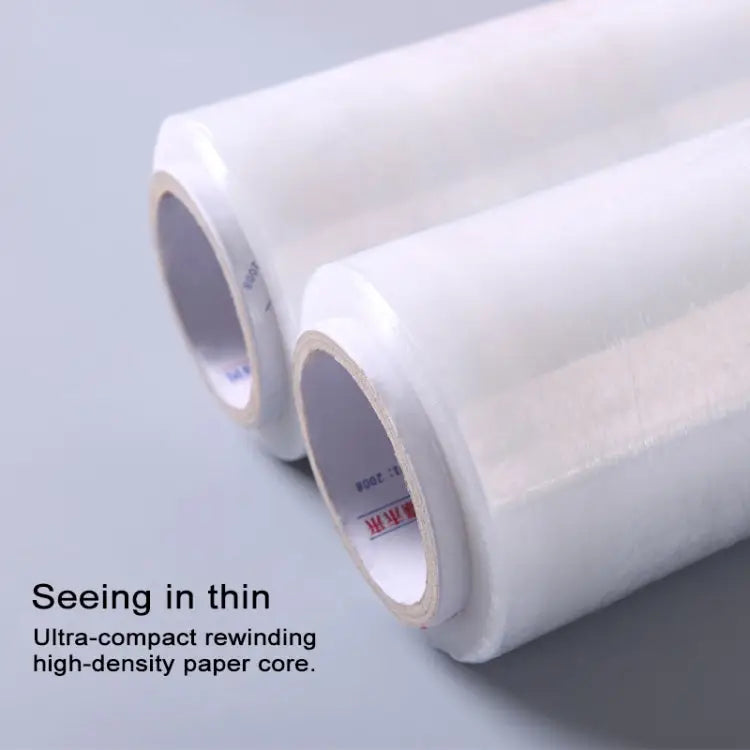 PE Transparent Stretch Wrap Film(Width: 45cm Length: 320m) Width: 45cm Length: 320m - Width: 45cm, Length: 320m