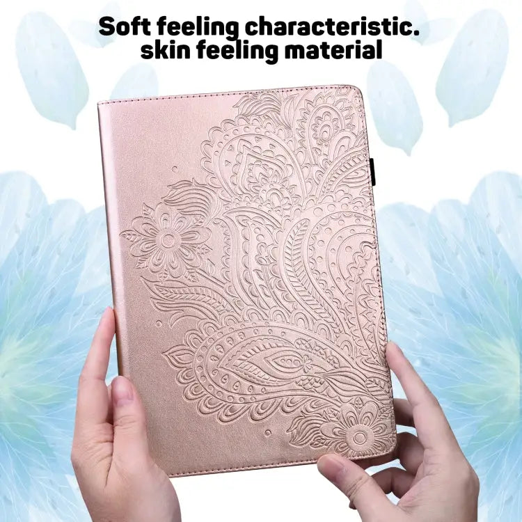 Peacock Embossed Pattern TPU + PU Horizontal Flip Leather Case with Holder & Card Slots & Wallet & Sleep / Wake-up