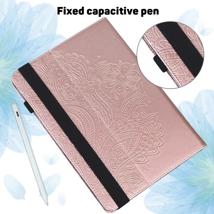 Peacock Embossed Pattern TPU + PU Horizontal Flip Leather Case with Holder & Card Slots & Wallet & Sleep / Wake-up