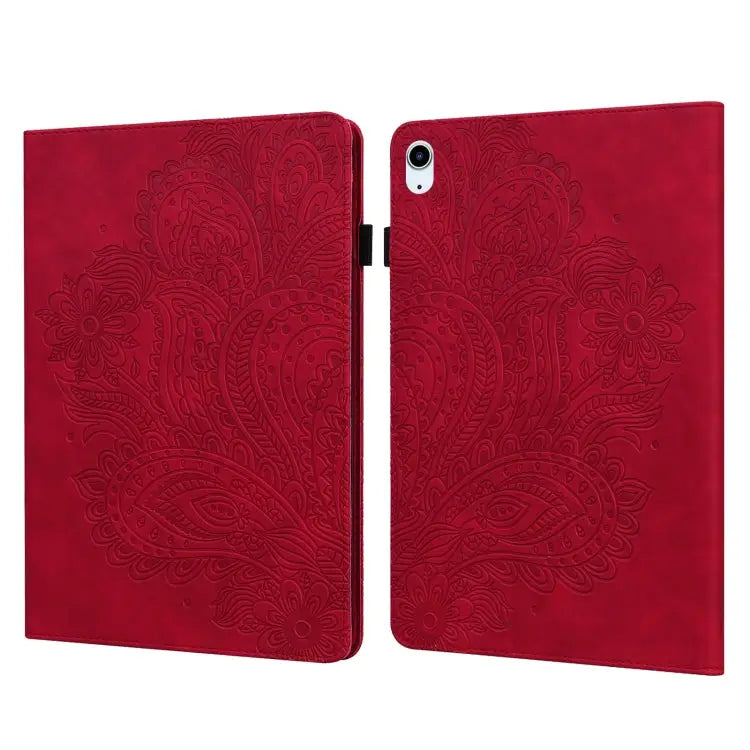 Peacock Embossed Pattern TPU + PU Leather Smart Tablet Case with Sleep / Wake-up For iPad 10.2 2019 / Pro 10.5 inch