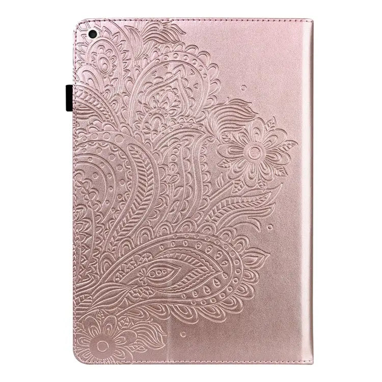 Peacock Embossed Pattern TPU + PU Leather Smart Tablet Case with Sleep / Wake-up For iPad 10.2 2019 / Pro 10.5 inch