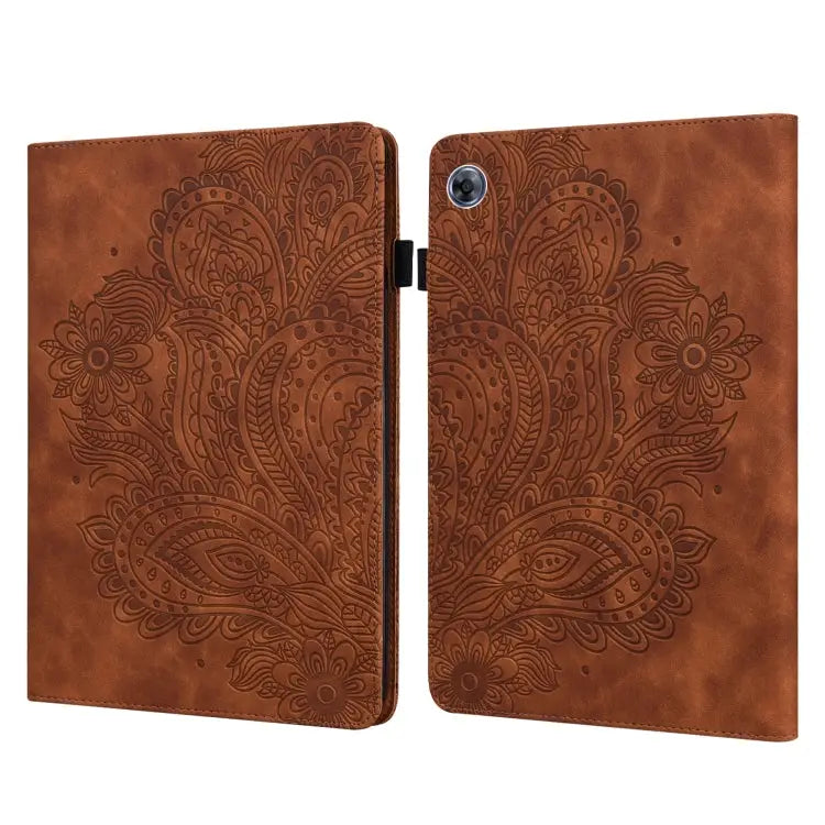 Peacock Embossed Pattern TPU + PU Leather Tablet Case For Huawei MatePad 10.4 For Huawei MatePad T8 8.0 2020 For Huawei