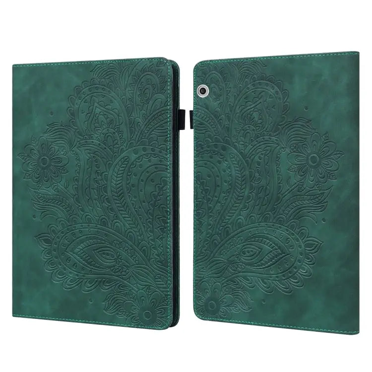 Peacock Embossed Pattern TPU + PU Leather Tablet Case For Huawei MatePad 10.4 For Huawei MatePad T8 8.0 2020 For Huawei