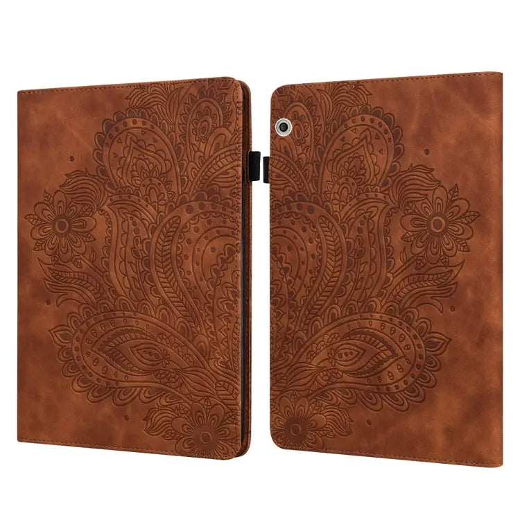 Peacock Embossed Pattern TPU + PU Leather Tablet Case For Huawei MatePad 10.4 For Huawei MatePad T8 8.0 2020 For Huawei