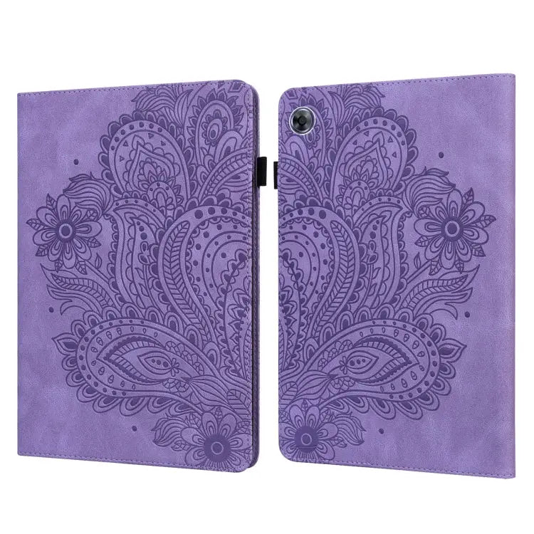 Peacock Embossed Pattern TPU + PU Leather Tablet Case For Huawei MatePad 10.4 For Huawei MatePad T8 8.0 2020 For Huawei