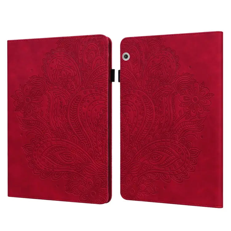 Peacock Embossed Pattern TPU + PU Leather Tablet Case For Huawei MatePad 10.4 For Huawei MatePad T8 8.0 2020 For Huawei