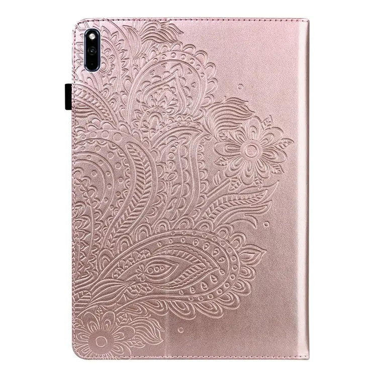 Peacock Embossed Pattern TPU + PU Leather Tablet Case For Huawei MatePad 10.4 For Huawei MatePad T8 8.0 2020 For Huawei