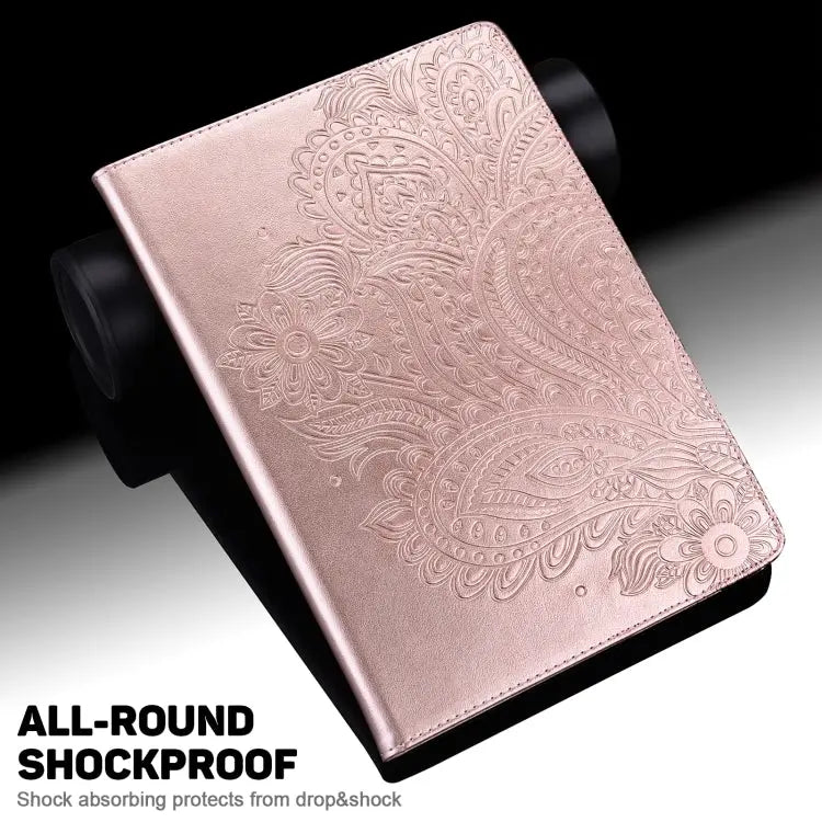 Peacock Embossed Pattern TPU + PU Leather Tablet Case For Lenovo Tab K10 10.3 inch TB-X6C6F / TB-X6C6X & M10 Plus 10.3
