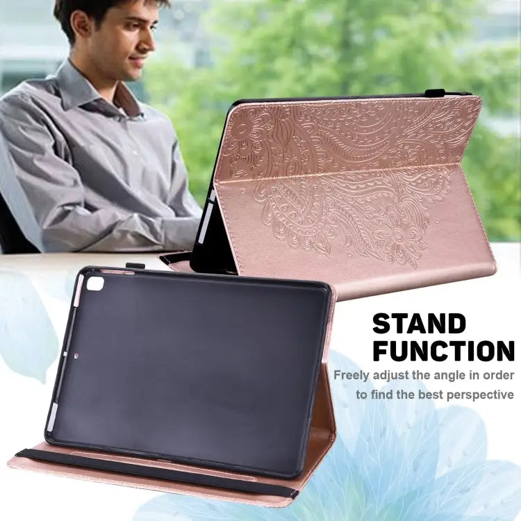 Peacock Embossed Pattern TPU + PU Leather Tablet Case For Lenovo Tab K10 10.3 inch TB-X6C6F / TB-X6C6X & M10 Plus 10.3
