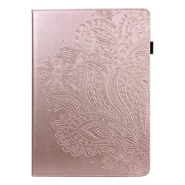 Peacock Embossed Pattern TPU + PU Leather Tablet Case For Lenovo Tab K10 10.3 inch TB-X6C6F / TB-X6C6X & M10 Plus 10.3