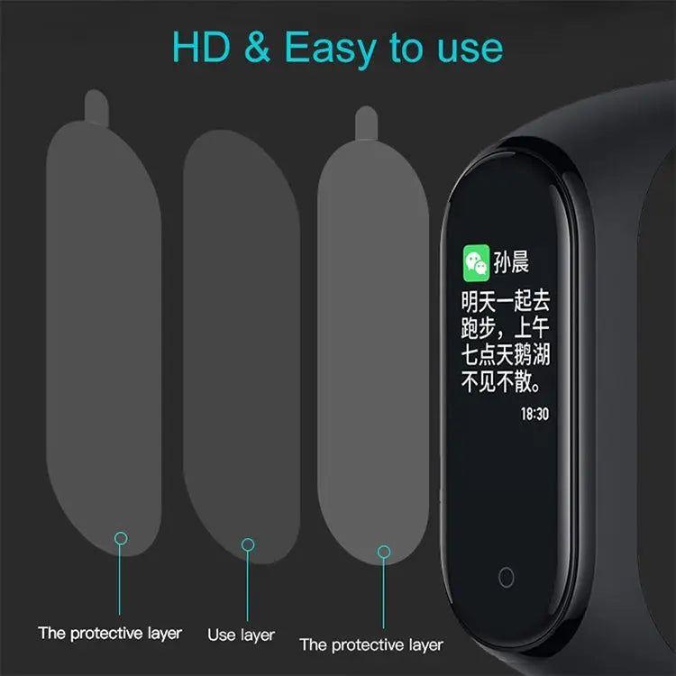 PET Soft Screen Protective Film for Xiaomi Mi Band 5/6 1 PCS - 1 PCS