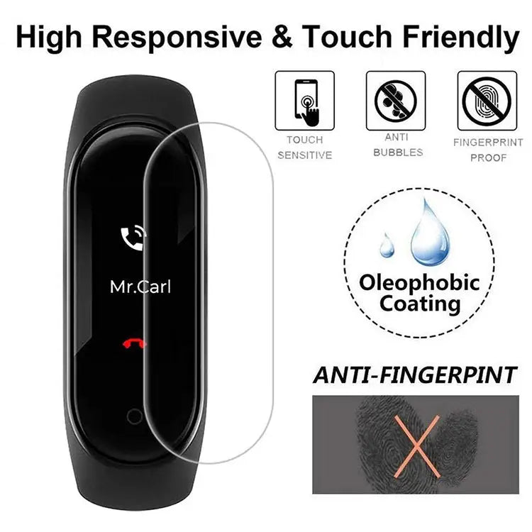 PET Soft Screen Protective Film for Xiaomi Mi Band 5/6 1 PCS - 1 PCS