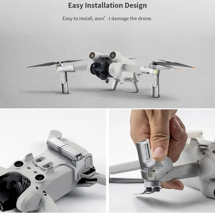 PGYTECH For DJI Mini 3 Pro Raised Landing Gear,Can Increase 25mm