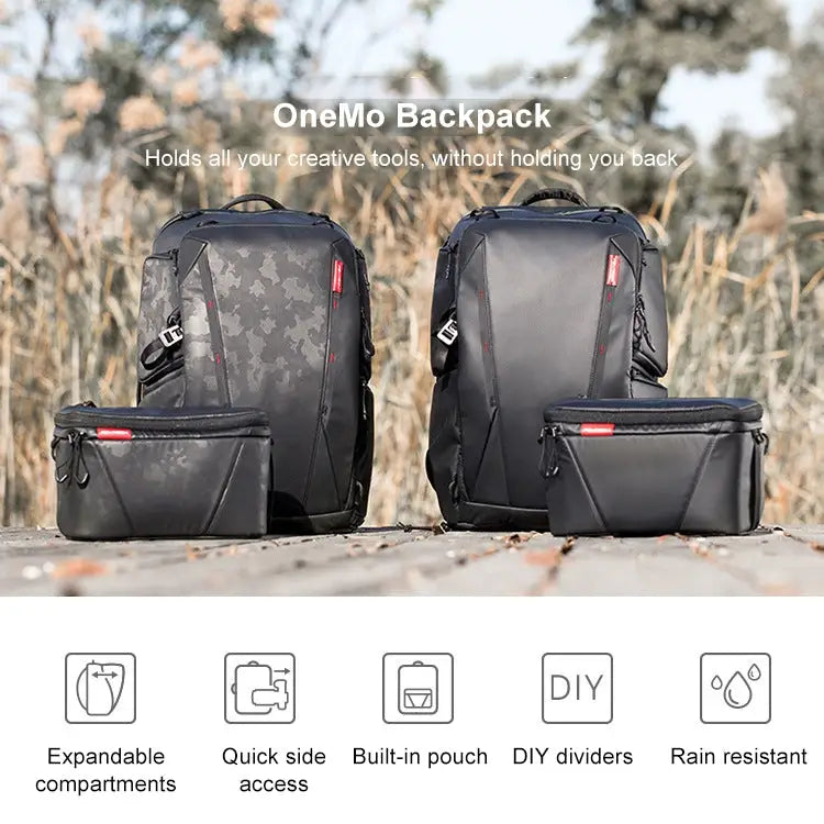 PGYTECH P-CB-020 2 in 1 Waterproof Shockproof Outdoor Dual Shoulders Backpack + Single Shoulder Bag - P-CB-020