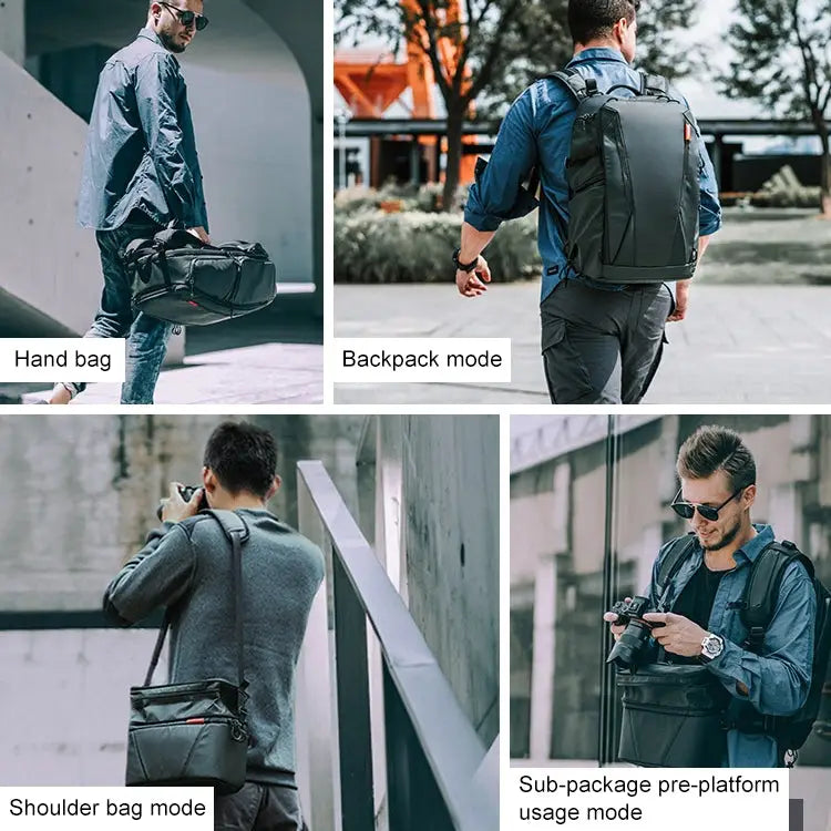 PGYTECH P-CB-020 2 in 1 Waterproof Shockproof Outdoor Dual Shoulders Backpack + Single Shoulder Bag - P-CB-020
