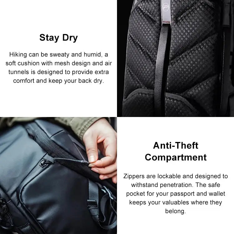 PGYTECH P-CB-020 2 in 1 Waterproof Shockproof Outdoor Dual Shoulders Backpack + Single Shoulder Bag - P-CB-020