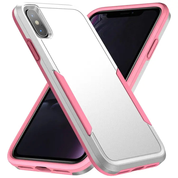 Pioneer Armor Heavy Duty PC + TPU Shockproof Case For iPhone XS Max - For iPhone XS Max / White - Apple Accessories